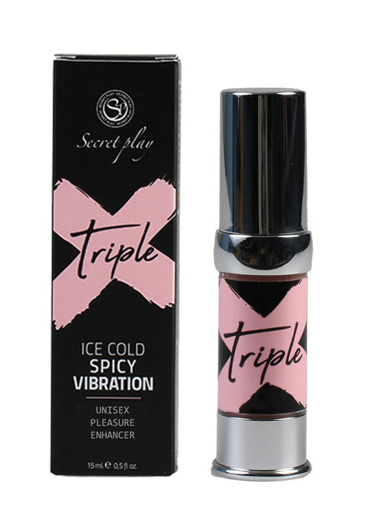 Bestel: TripleX Spicy Vibration Unisex - bij Happytoys: de erotische sex webshop | liever Happy dan Easy ⭐⭐⭐⭐⭐ - Default Title - 92316 - NATUREL - 15