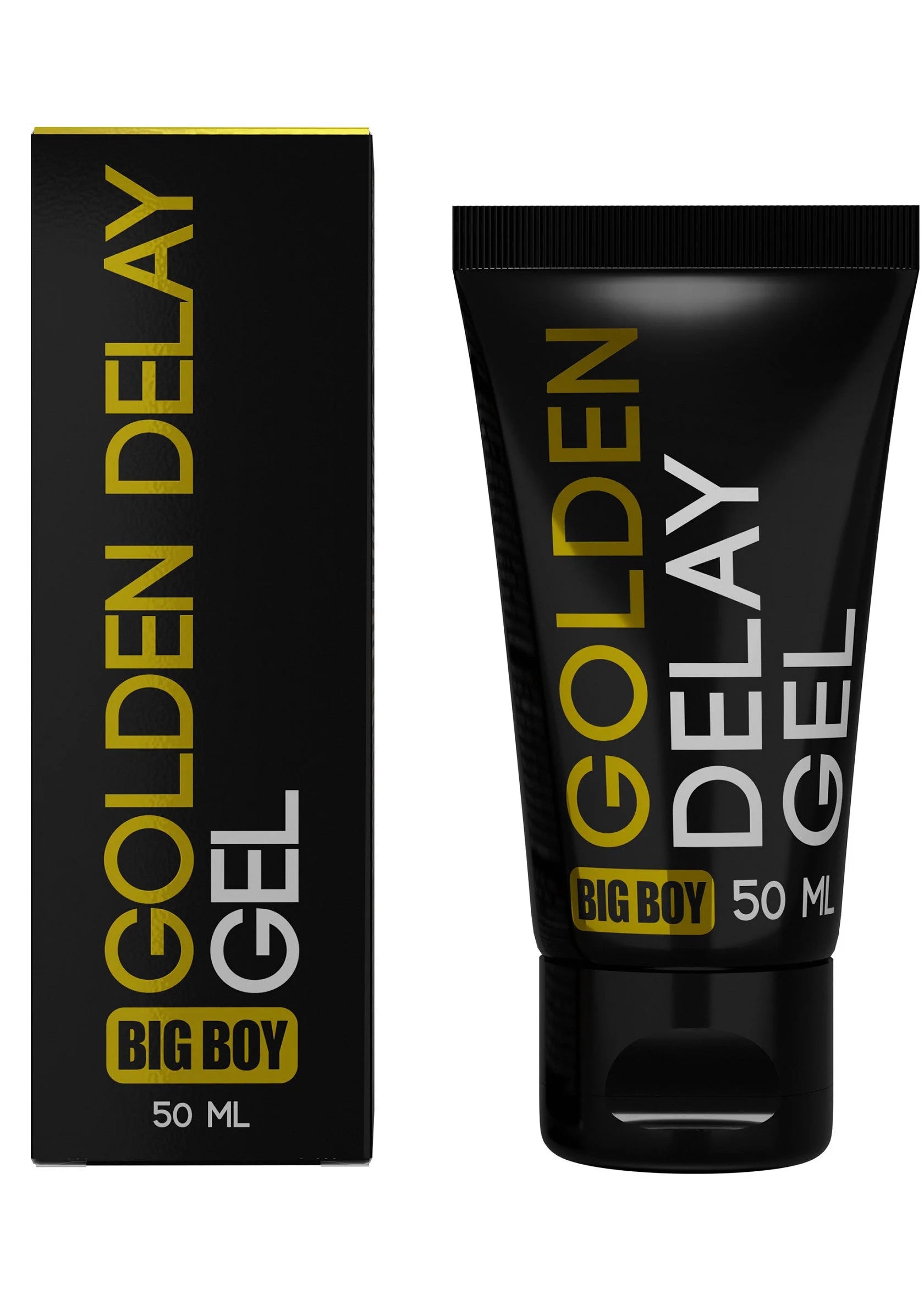 Beste vandaag nog: Big Boy Golden Delay Gel 50 ml by Cobeco Big Boy - bij Happytoys Sexshop: online sex shop for Feeling Happy & Easy 😊 - Default Title - 92643 - NATUREL - 50