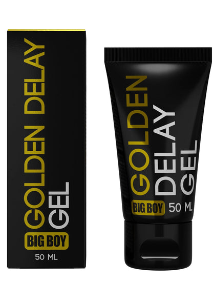 Beste vandaag nog: Big Boy Golden Delay Gel 50 ml by Cobeco Big Boy - bij Happytoys Sexshop: online sex shop for Feeling Happy & Easy 😊 - Default Title - 92643 - NATUREL - 50