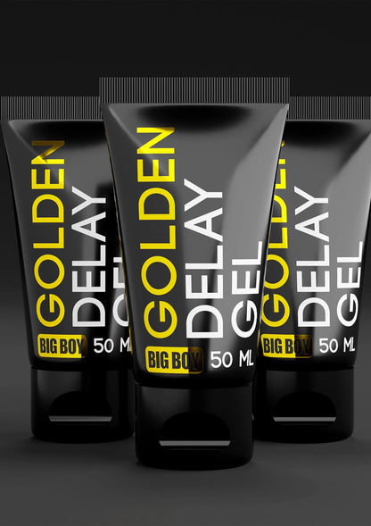Beste vandaag nog: Big Boy Golden Delay Gel 50 ml by Cobeco Big Boy - bij Happytoys Sexshop: online sex shop for Feeling Happy & Easy 😊