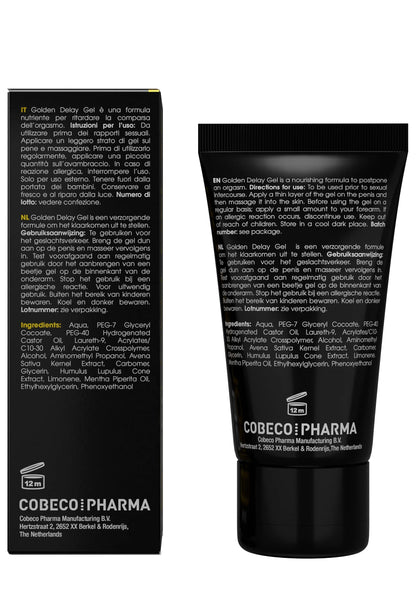 Beste vandaag nog: Big Boy Golden Delay Gel 50 ml by Cobeco Big Boy - bij Happytoys Sexshop: online sex shop for Feeling Happy & Easy 😊