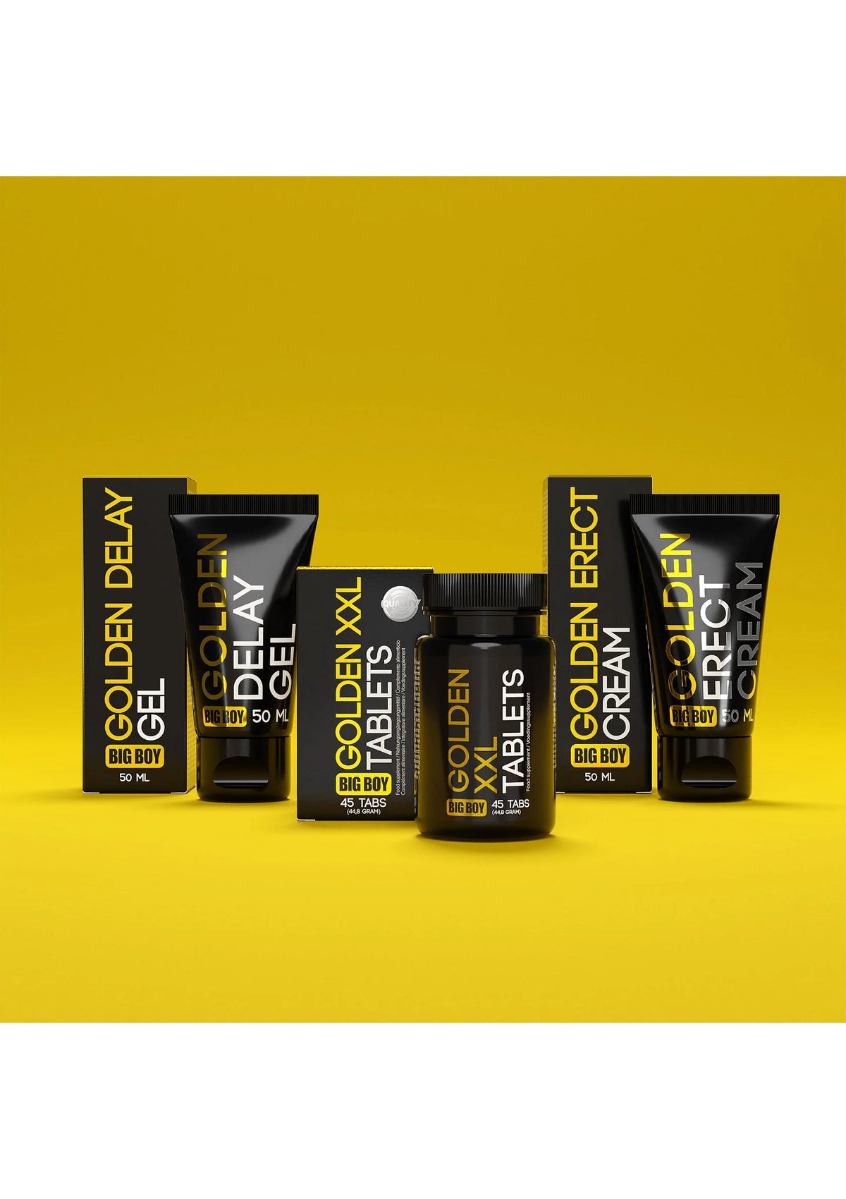 Beste vandaag nog: Big Boy Golden Delay Gel 50 ml by Cobeco Big Boy - bij Happytoys Sexshop: online sex shop for Feeling Happy & Easy 😊