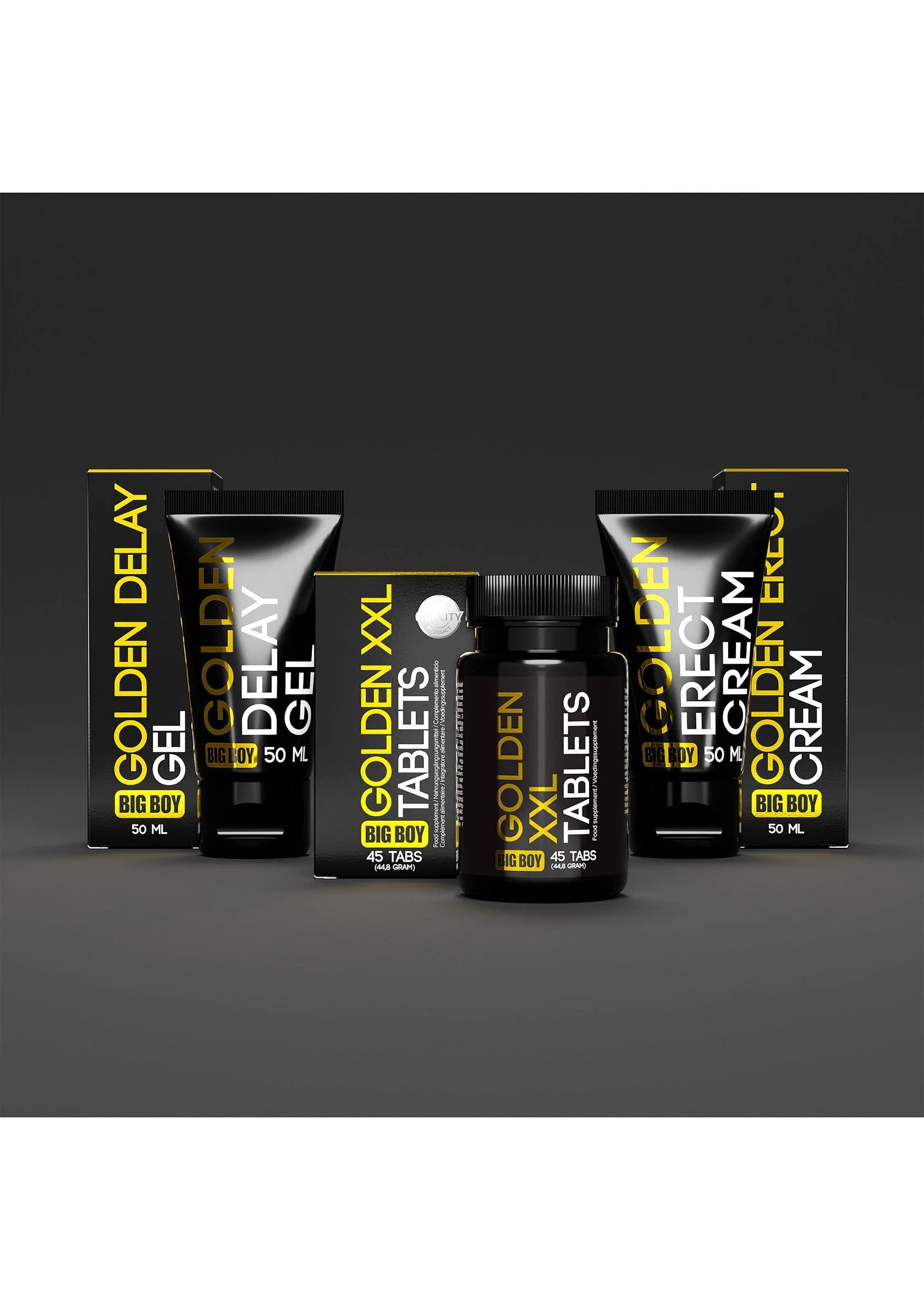 Beste vandaag nog: Big Boy Golden Delay Gel 50 ml by Cobeco Big Boy - bij Happytoys Sexshop: online sex shop for Feeling Happy & Easy 😊