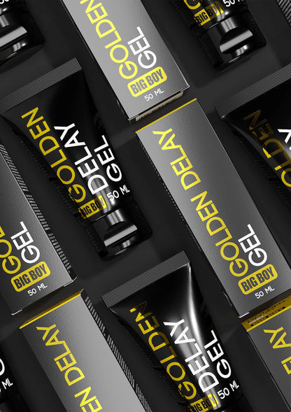 Beste vandaag nog: Big Boy Golden Delay Gel 50 ml by Cobeco Big Boy - bij Happytoys Sexshop: online sex shop for Feeling Happy & Easy 😊