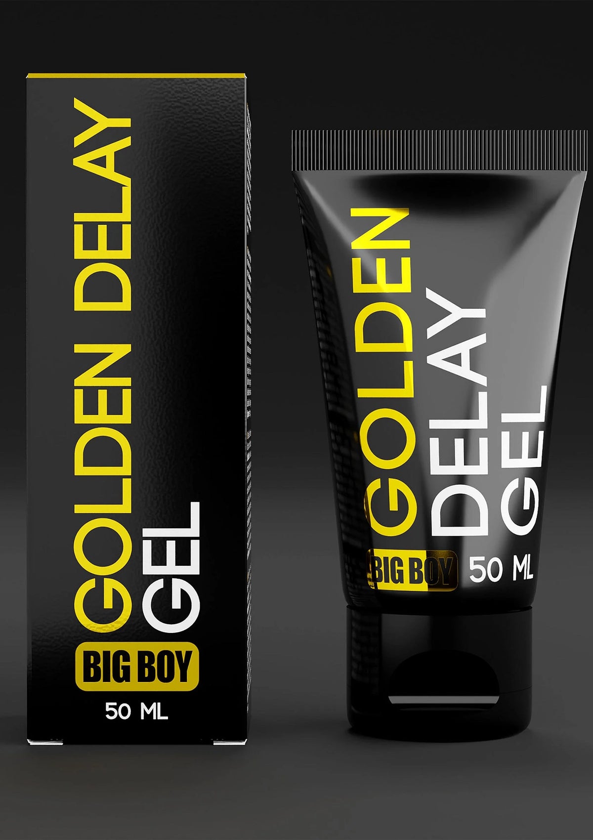 Beste vandaag nog: Big Boy Golden Delay Gel 50 ml by Cobeco Big Boy - bij Happytoys Sexshop: online sex shop for Feeling Happy & Easy 😊