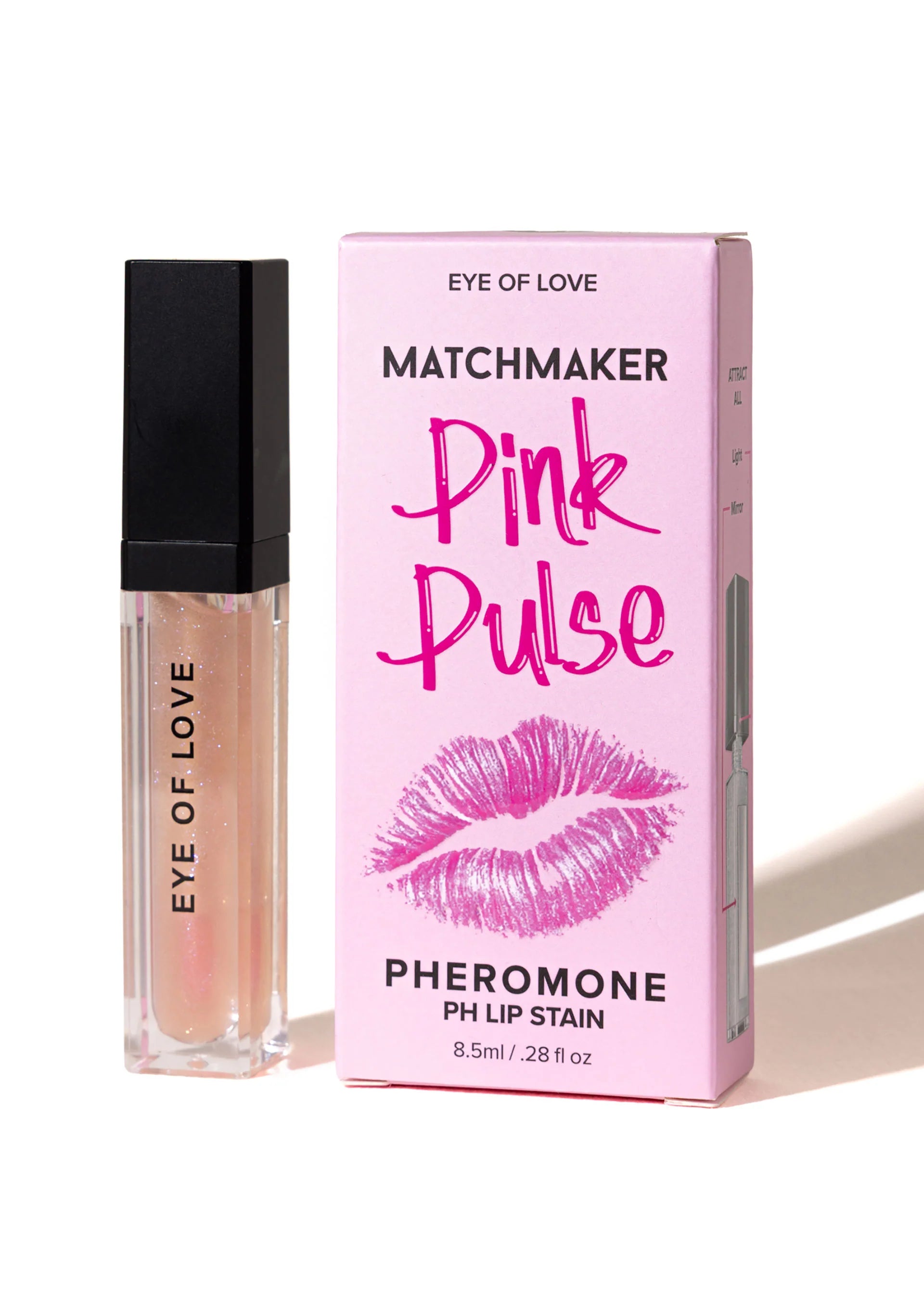 Beste vandaag nog: Pink Pulse Pheromone Lip Gloss 8ml by Eye of Love Matchmaker - bij Happytoys Sexshop: online sex shop for Feeling Happy & Easy 😊
