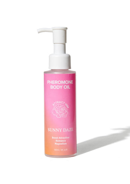 Beste vandaag nog: Phero Body Oil Attract Him 120 ml by Eye of Love Bloom - bij Happytoys Sexshop: online sex shop for Feeling Happy & Easy 😊 - Lilac Dream - 93962 - SUNNYDAZE - 120