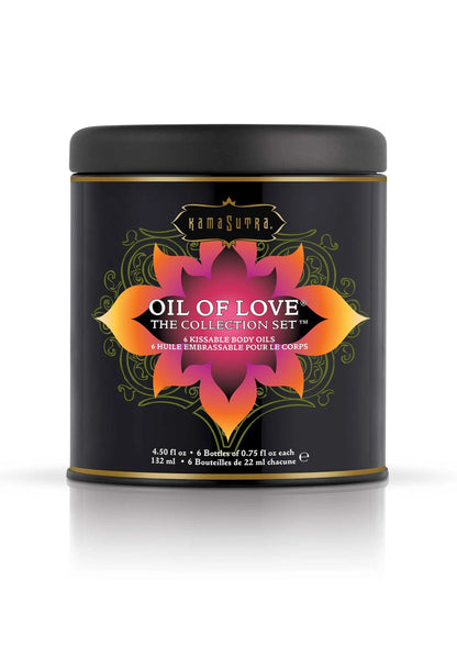Kama Sutra Oil of Love-collectieset massageolie in zwart blik