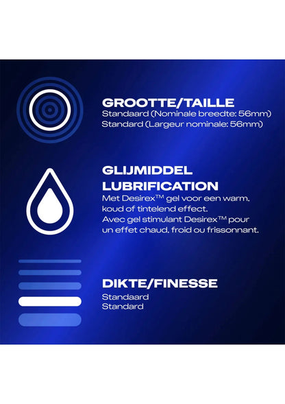 Bestel: Orgasm Intense 6 x 10 condoms by Durex - bij Happytoys: de erotische sex webshop | liever Happy dan Easy ⭐⭐⭐⭐⭐
