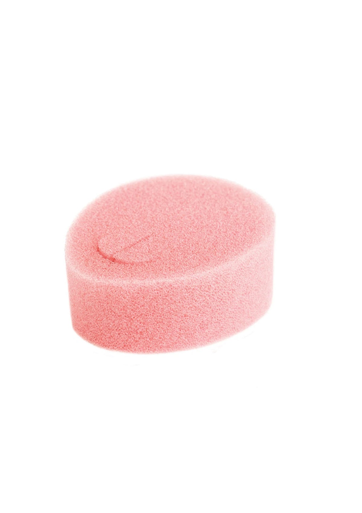 Roze rond schuimsponsje