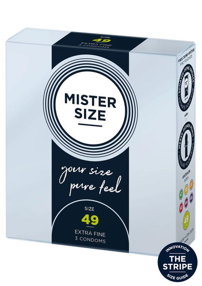 MISTER SIZE 49mm Condoms 3pcs by Mister Size