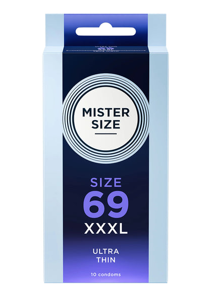 Beste vandaag nog: 69mm Condoms 10pcs by Mister Size - bij Happytoys Sexshop: online sex shop for Feeling Happy & Easy 😊