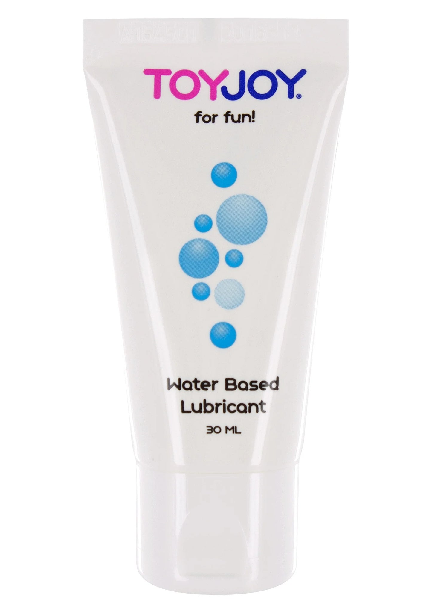 Waterbasis glijmiddel knijptube 30 ml, TOYJOY-logo bovenaan