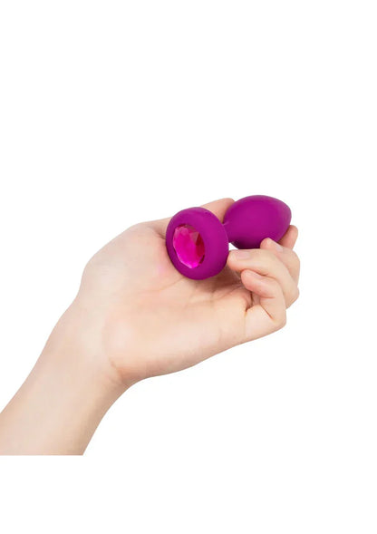 ♂ ♀ B-Vibe Vibrating Jewel Plug S/M - Happytoys Sexshop: online sex shop for Feeling Happy & Easy 😊 - Discreet geleverd