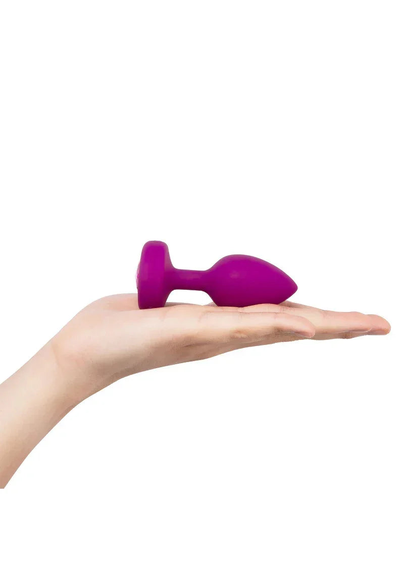 ♂ ♀ B-Vibe Vibrating Jewel Plug S/M - Happytoys Sexshop: online sex shop for Feeling Happy & Easy 😊 - Discreet geleverd