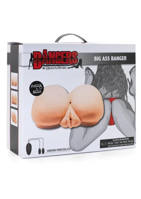 Big Ass Banger Vibrating By Hidden Desire - Happytoys Sexshop: online sex shop for Feeling Happy & Easy 😊 - Discreet geleverd