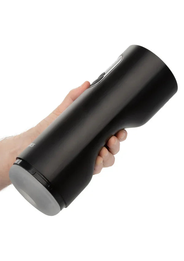 Bionic Sucking and Vibrating Masturbator by CalExotics - Happytoys Sexshop: online sex shop for Feeling Happy & Easy 😊 - Discreet geleverd