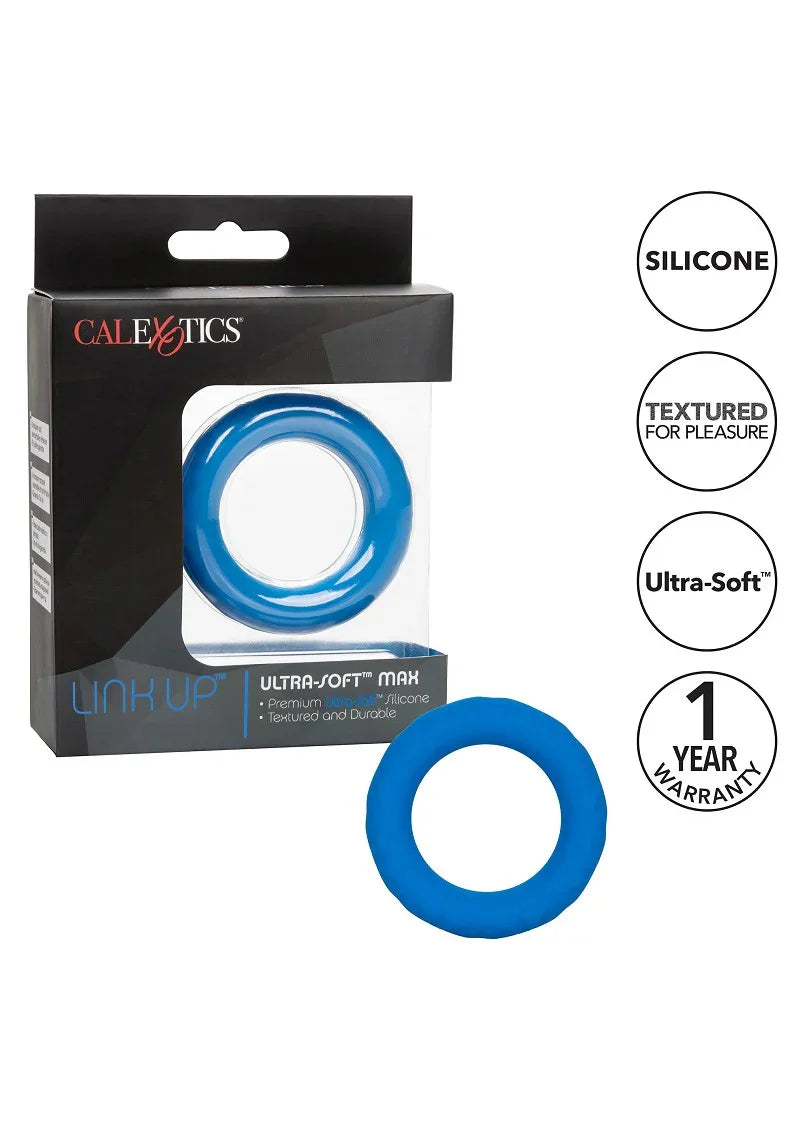 Link Up Ultra-Soft Max Cockring by CalExotics - Happytoys Sexshop: online sex shop for Feeling Happy & Easy 😊 - Discreet geleverd