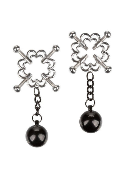 Beste vandaag nog: 4 - Point Weighted Nipple Press by CalExotics - bij Happytoys