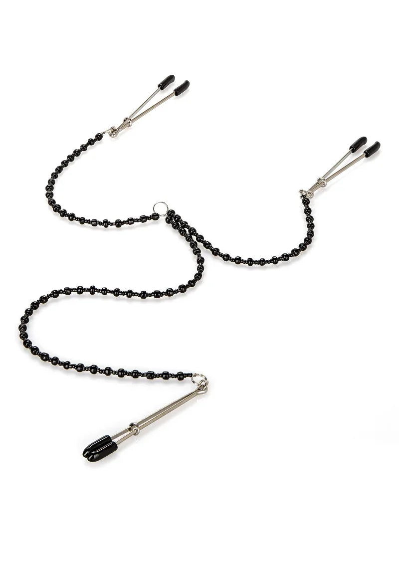 CalExotics Nipple Play Tweezer Intimate Clamps Tepel en clitoris klem - Happytoys Sexshop: online sex shop for Feeling Happy & Easy 😊 - Discreet geleverd