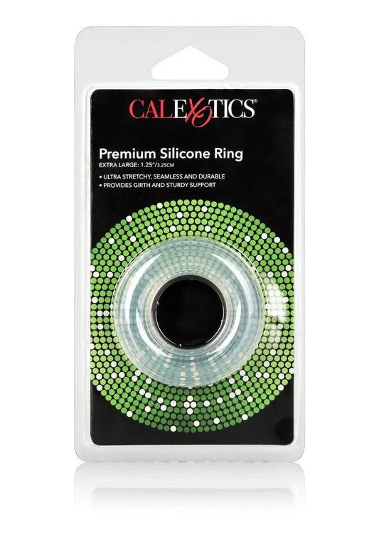 CalExotics Premium siliconen ring in blisterverpakking met groene mozaïekrand