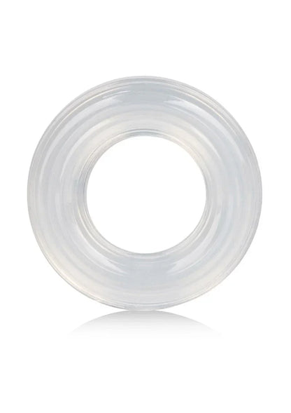 Transparante siliconen ring (extra large) met ronde opening