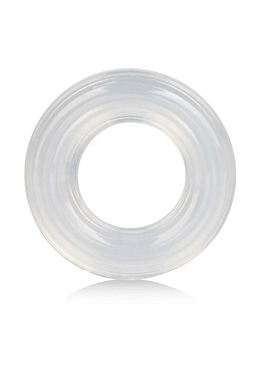 Transparante siliconen ring (extra large) met ronde opening