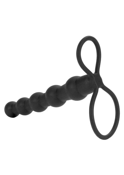 Silicone Beaded Double Rider for Double Penetration by CalExotics - Happytoys Sexshop: online sex shop for Feeling Happy & Easy 😊 - Discreet geleverd