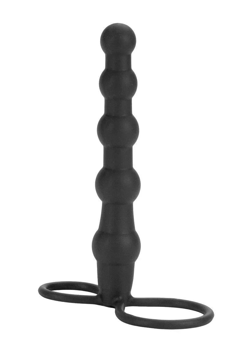 Silicone Beaded Double Rider for Double Penetration by CalExotics - Happytoys Sexshop: online sex shop for Feeling Happy & Easy 😊 - Discreet geleverd