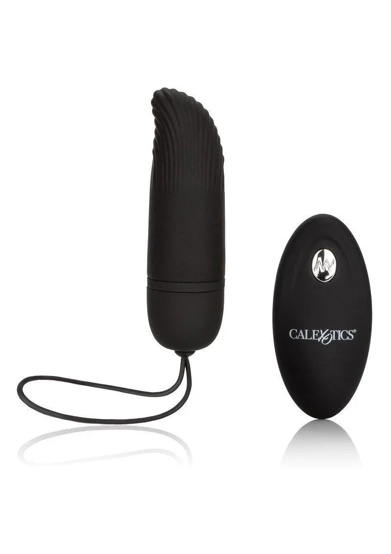 Silicone Remote Ridged G G-spot vibrator by CalExotics - Happytoys Sexshop: online sex shop for Feeling Happy & Easy 😊 - Discreet geleverd