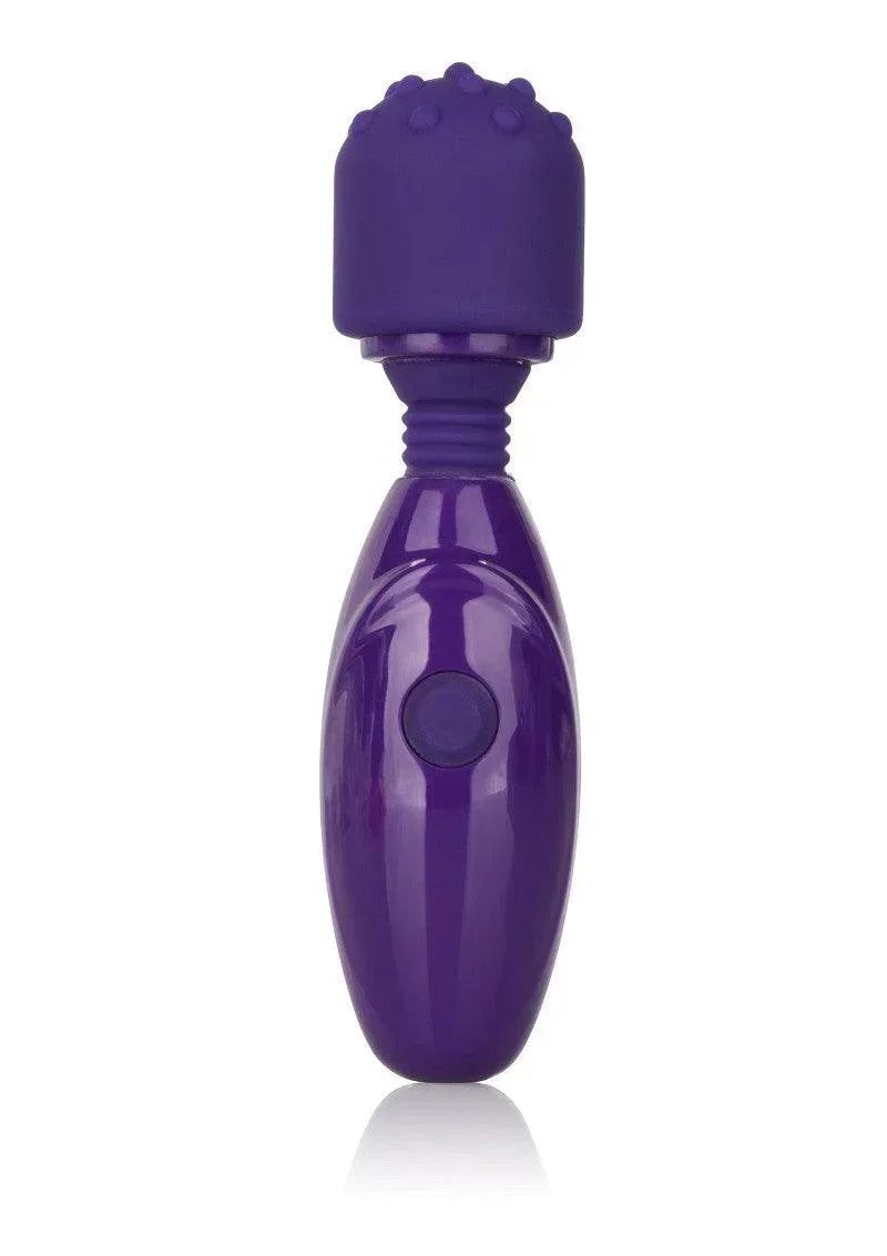 Paarse kleine CalExotics vibrator met noppenkop en ronde body