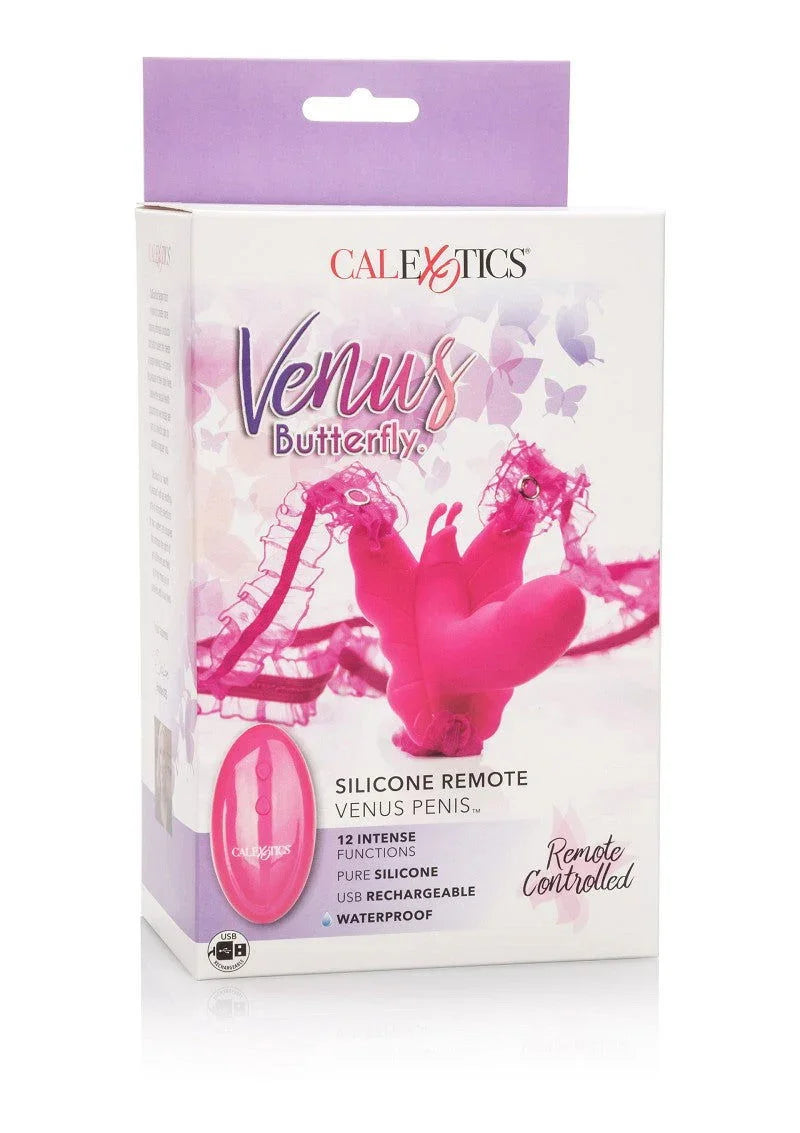 Venus Butterfly Silicone Remote Venus Penis by CalExotics - Happytoys Sexshop: online sex shop for Feeling Happy & Easy 😊 - Discreet geleverd