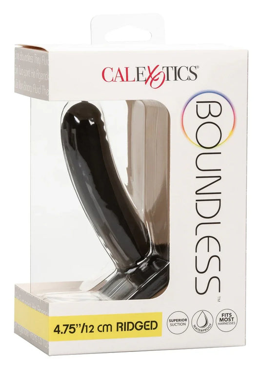 ♂ ♀ CalExotics Boundless 4.75”/12 cm Ridged - Happytoys Sexshop: online sex shop for Feeling Happy & Easy 😊 - Discreet geleverd