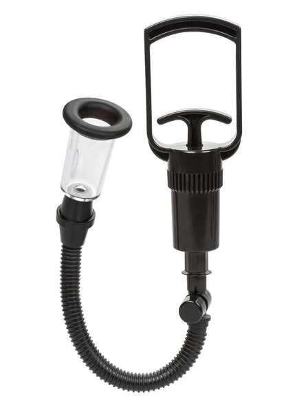 Handpompset met flexibele slang en zwarte handgreep