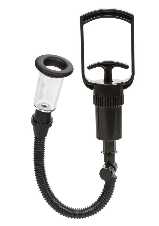 Handpompset met flexibele slang en zwarte handgreep