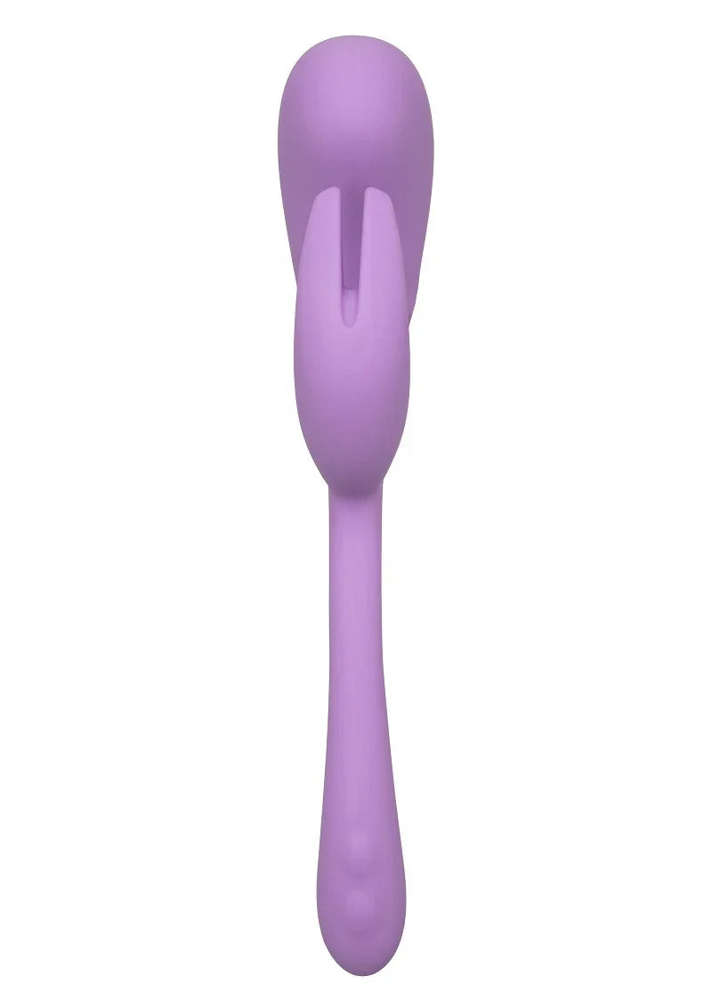 Elle Liquid Silicone Dual Flicker Vibrator by CalExotics - Happytoys Sexshop: online sex shop for Feeling Happy & Easy 😊 - Discreet geleverd