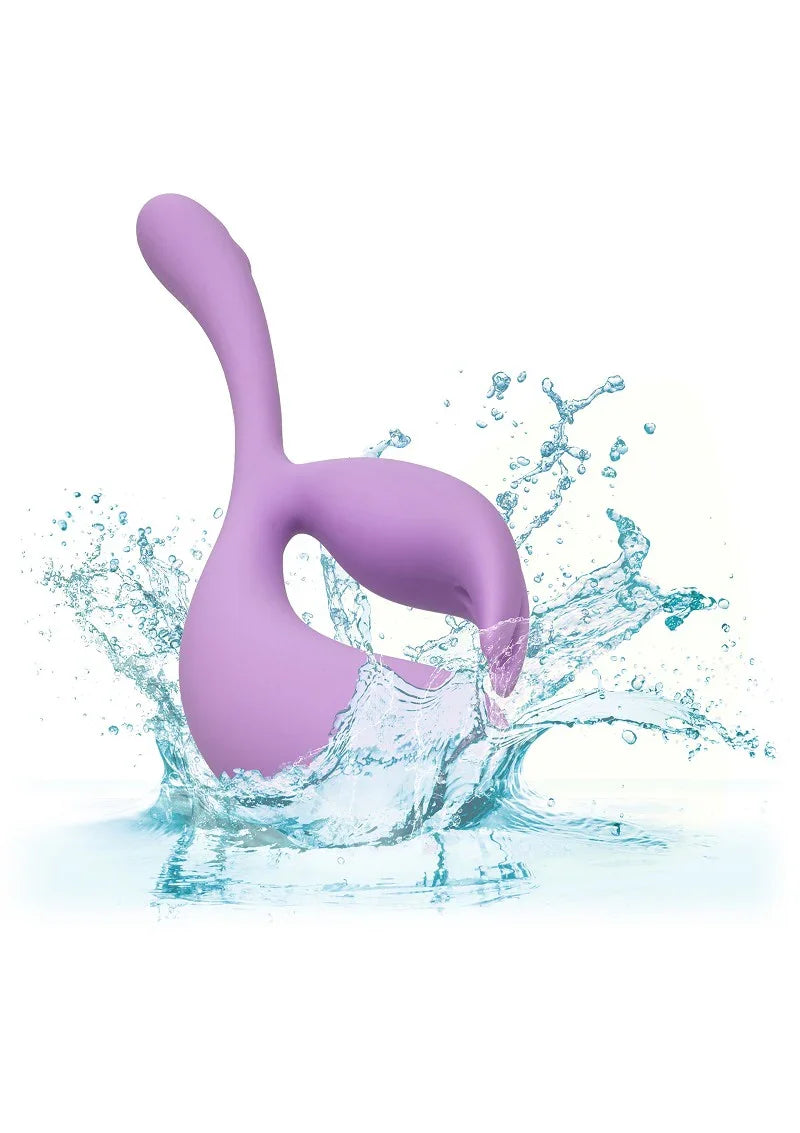 Elle Liquid Silicone Dual Flicker Vibrator by CalExotics - Happytoys Sexshop: online sex shop for Feeling Happy & Easy 😊 - Discreet geleverd