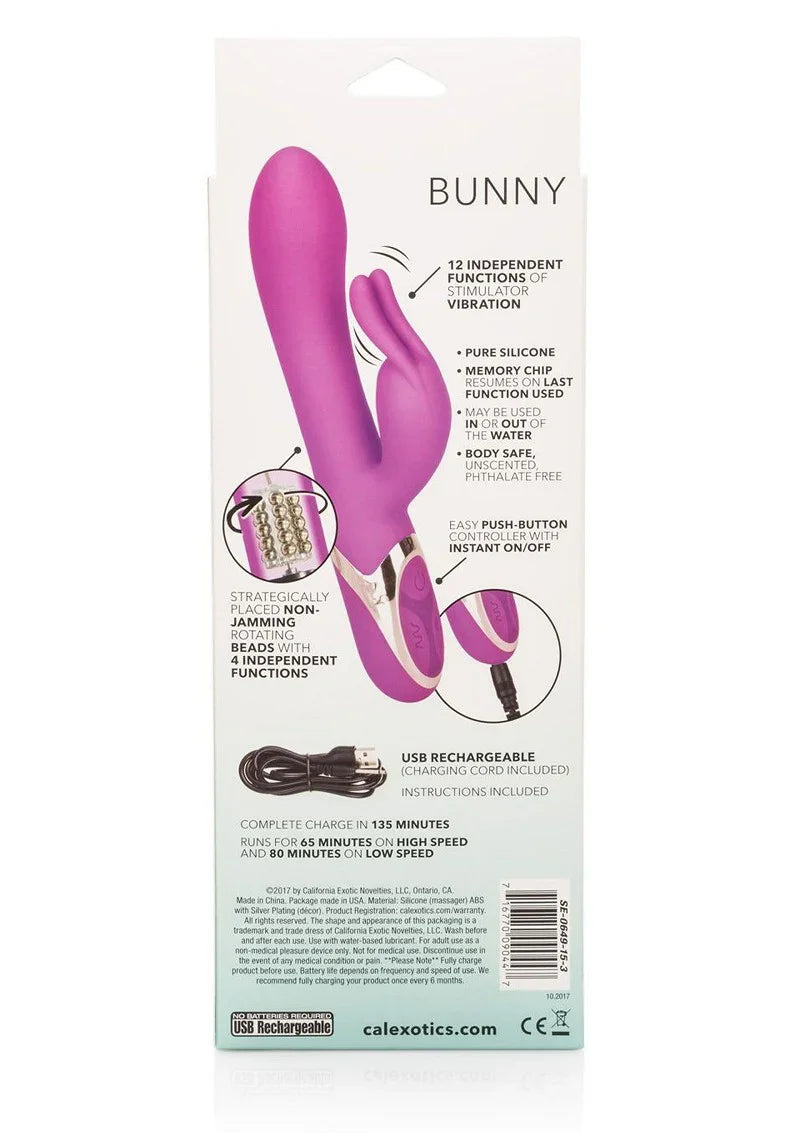 Enchanted Bunny Vibrator by CalExotics - Happytoys Sexshop: online sex shop for Feeling Happy & Easy 😊 - Discreet geleverd