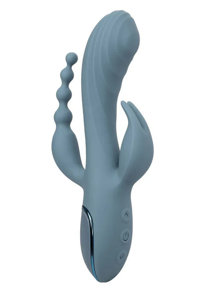♀ CalExotics III Triple Ecstasy triple vibrator - Happytoys Sexshop: online sex shop for Feeling Happy & Easy 😊 - Discreet geleverd