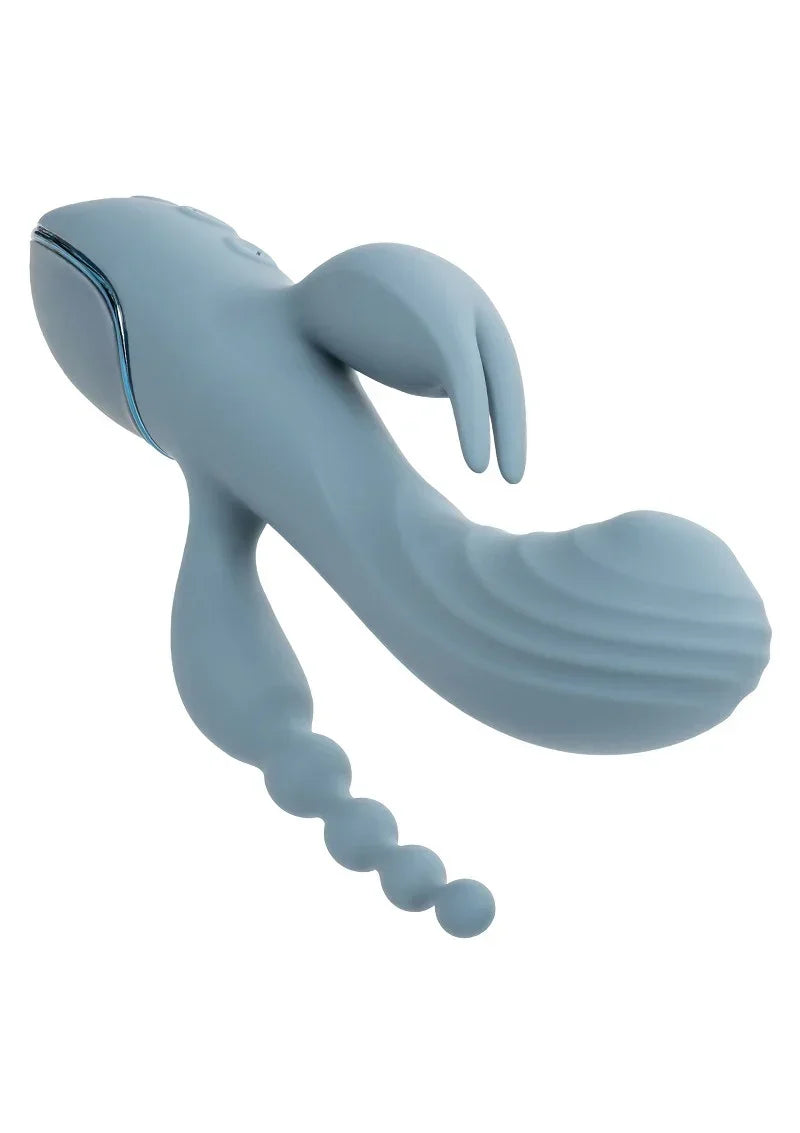 ♀ CalExotics III Triple Ecstasy triple vibrator - Happytoys Sexshop: online sex shop for Feeling Happy & Easy 😊 - Discreet geleverd