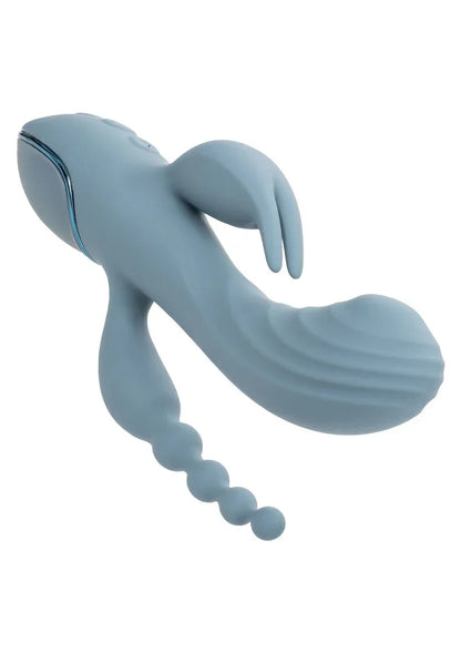 ♀ CalExotics III Triple Ecstasy triple vibrator - Happytoys Sexshop: online sex shop for Feeling Happy & Easy 😊 - Discreet geleverd