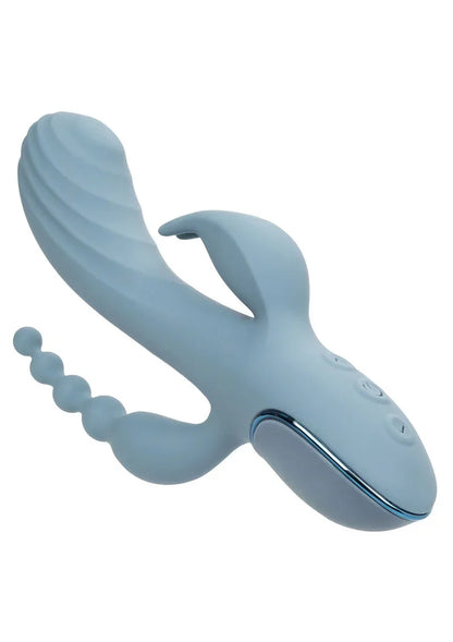 ♀ CalExotics III Triple Ecstasy triple vibrator - Happytoys Sexshop: online sex shop for Feeling Happy & Easy 😊 - Discreet geleverd