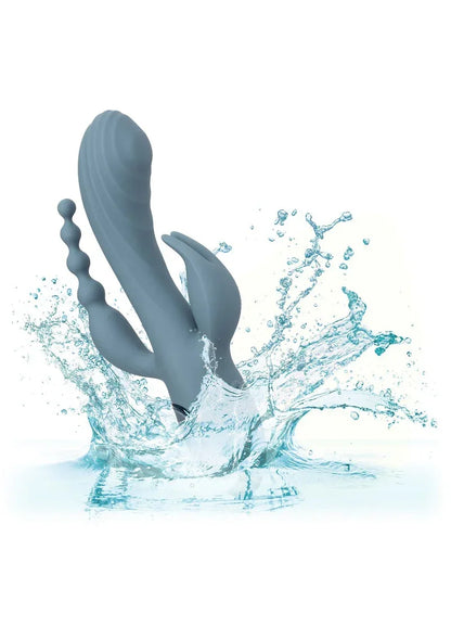 ♀ CalExotics III Triple Ecstasy triple vibrator - Happytoys Sexshop: online sex shop for Feeling Happy & Easy 😊 - Discreet geleverd