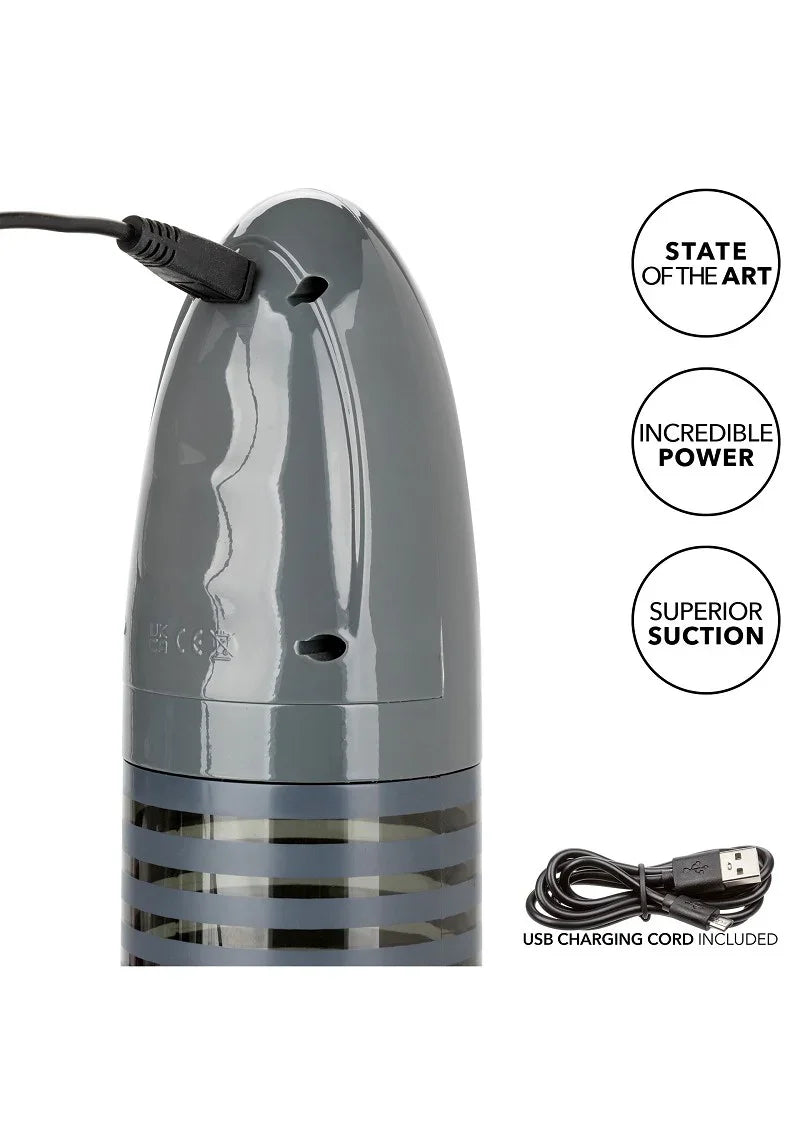 Link Up Rechargeable Smart Pump Penis pomp by CalExotics - Happytoys Sexshop: online sex shop for Feeling Happy & Easy 😊 - Discreet geleverd