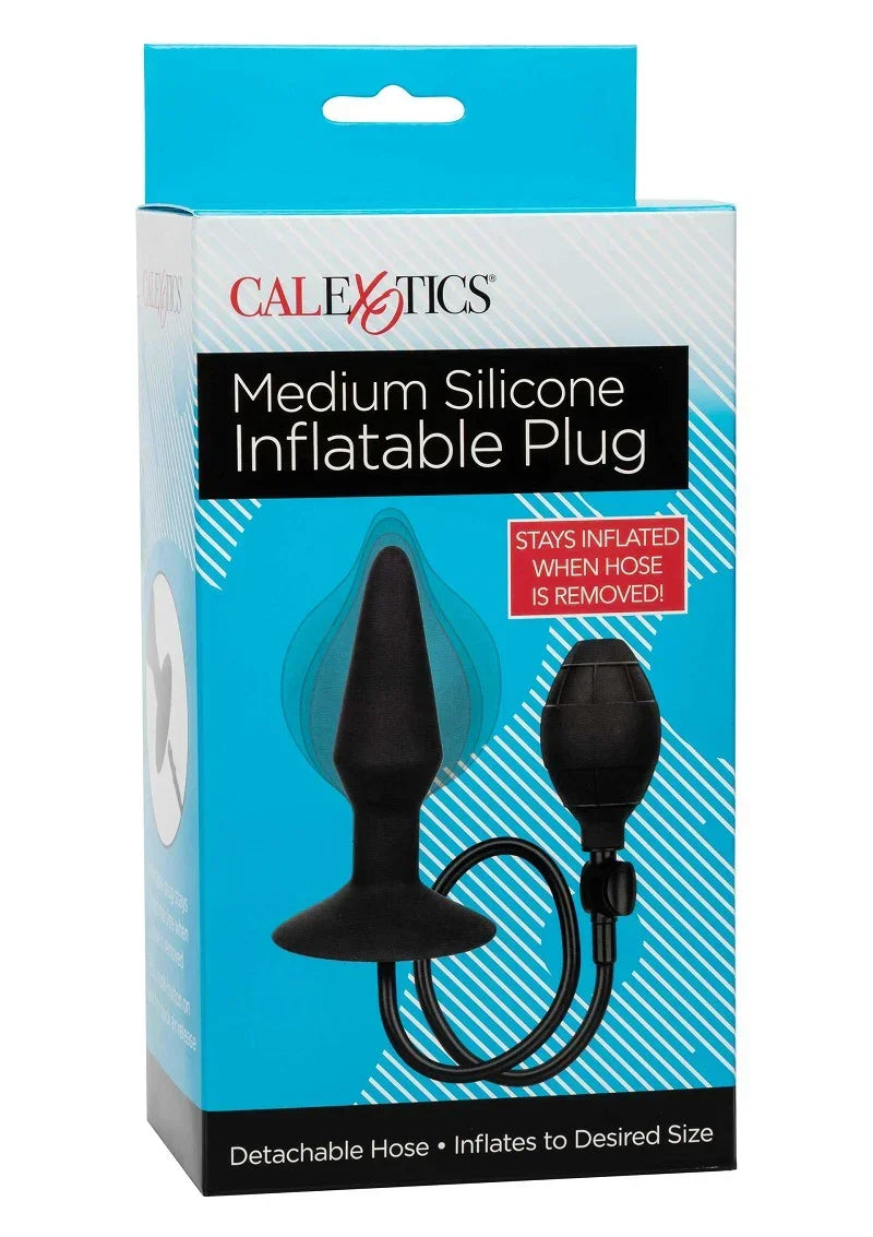 Verpakking van medium siliconen opblaasplug met slangaansluiting