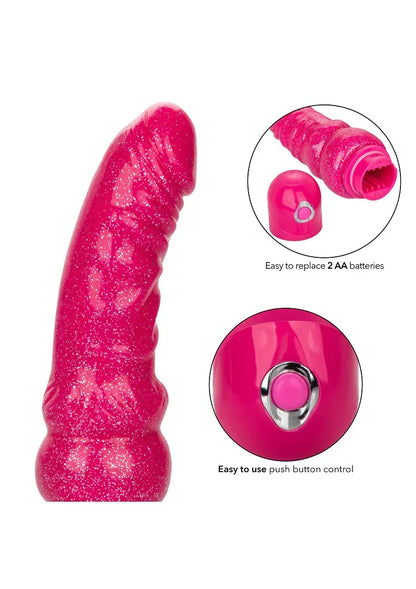 ♀ CalExotics Naughty Bits Lady Boner Buigzame persoonlijke vibrator - Happytoys Sexshop: online sex shop for Feeling Happy & Easy 😊 - Discreet geleverd