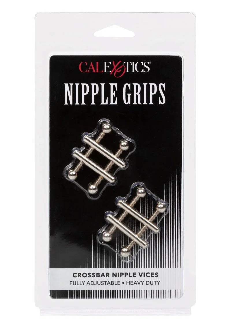Crossbar Nipple Vices by CalExotics - Happytoys Sexshop: online sex shop for Feeling Happy & Easy 😊 - Discreet geleverd