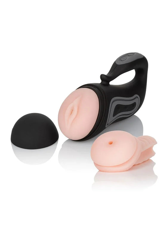 Optimum Power Rechargeable Grip-N-Stroke by CalExotics - Happytoys Sexshop: online sex shop for Feeling Happy & Easy 😊 - Discreet geleverd