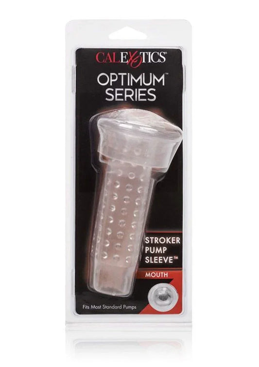 CalExotics Optimum Series stroker pomp-mouw in transparante verpakking