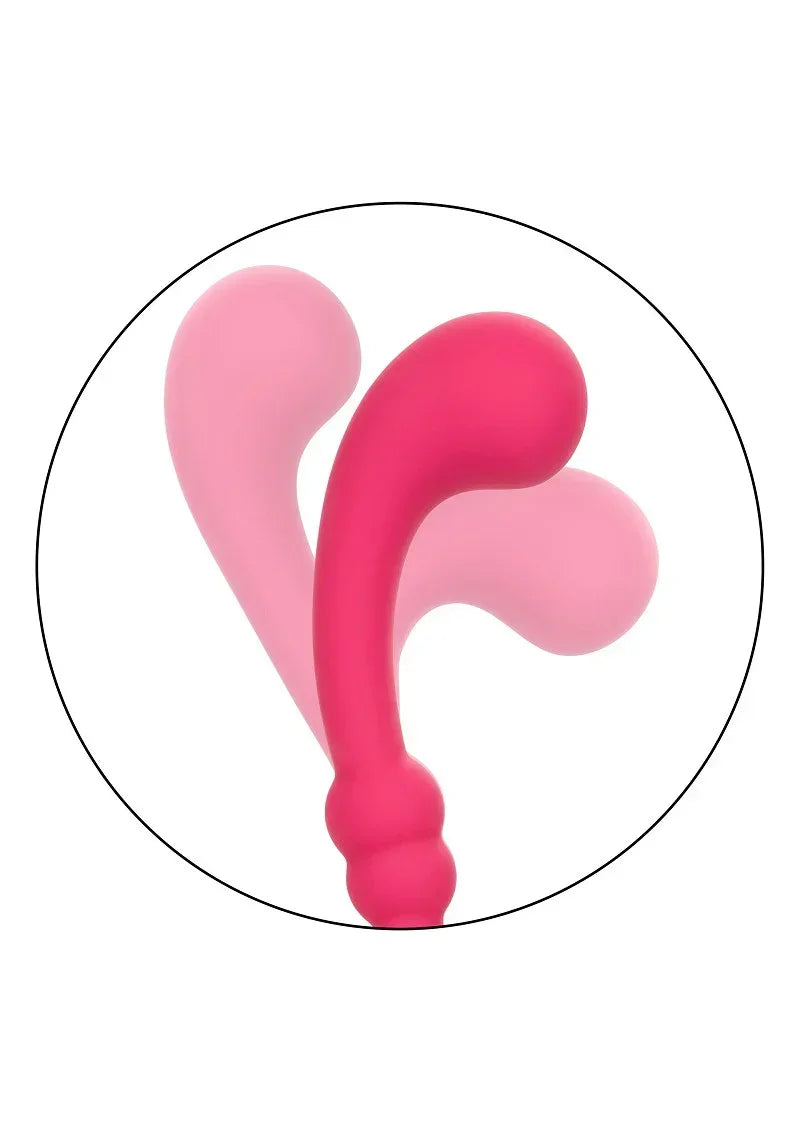 Pretty Little Wands Curvy vibrator by CalExotics - Happytoys Sexshop: online sex shop for Feeling Happy & Easy 😊 - Discreet geleverd